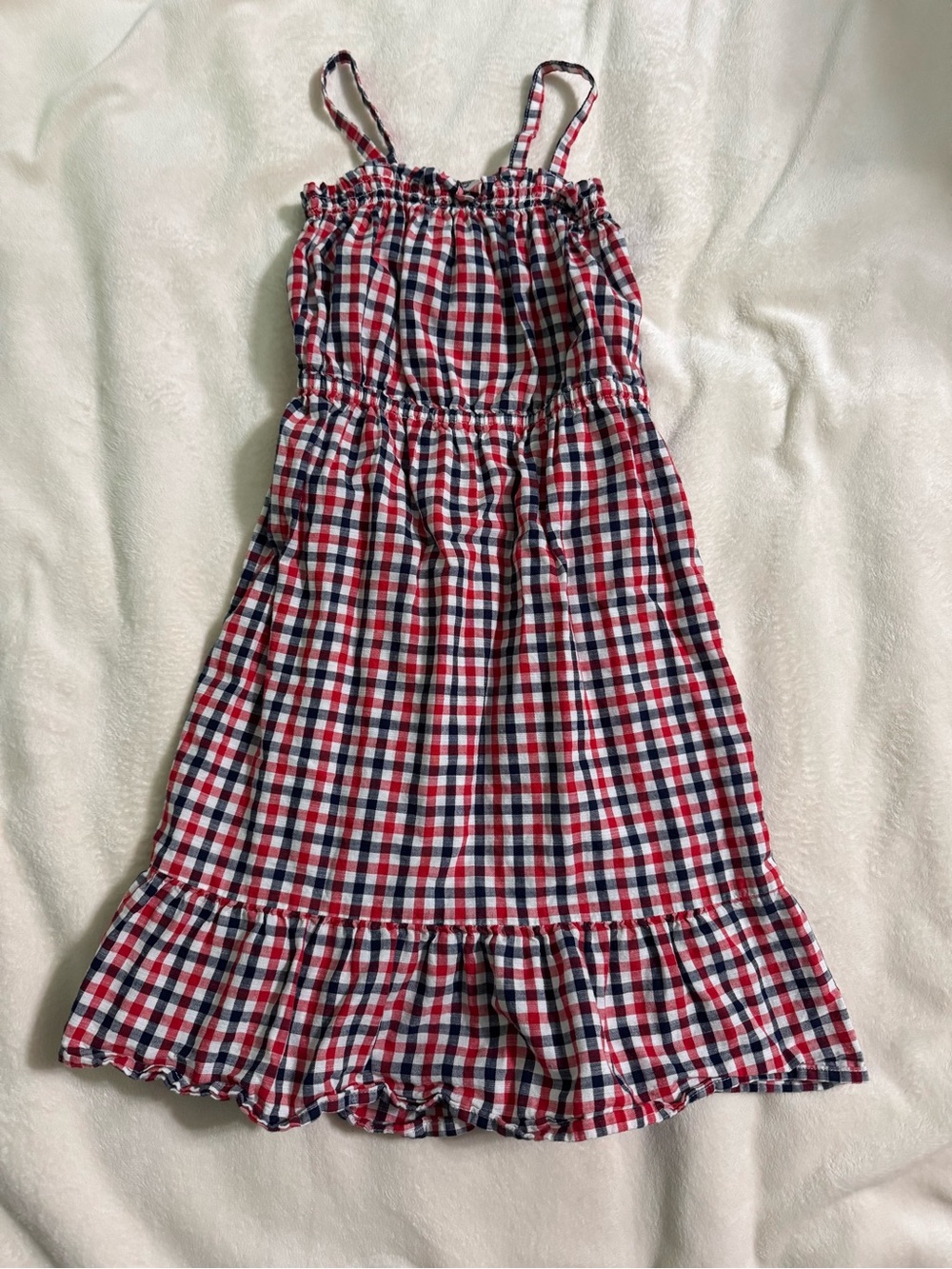 OshKosh B'gosh Red, White & Blue Gingham Sundress